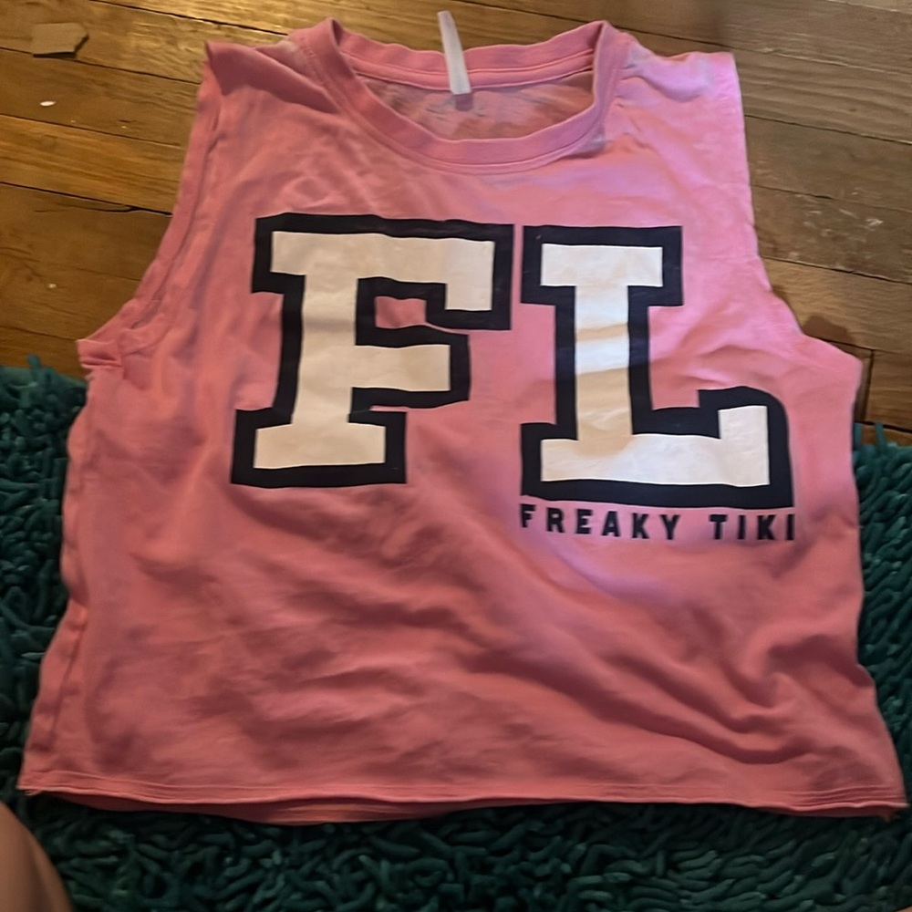Pink and navey blue Florida shirt